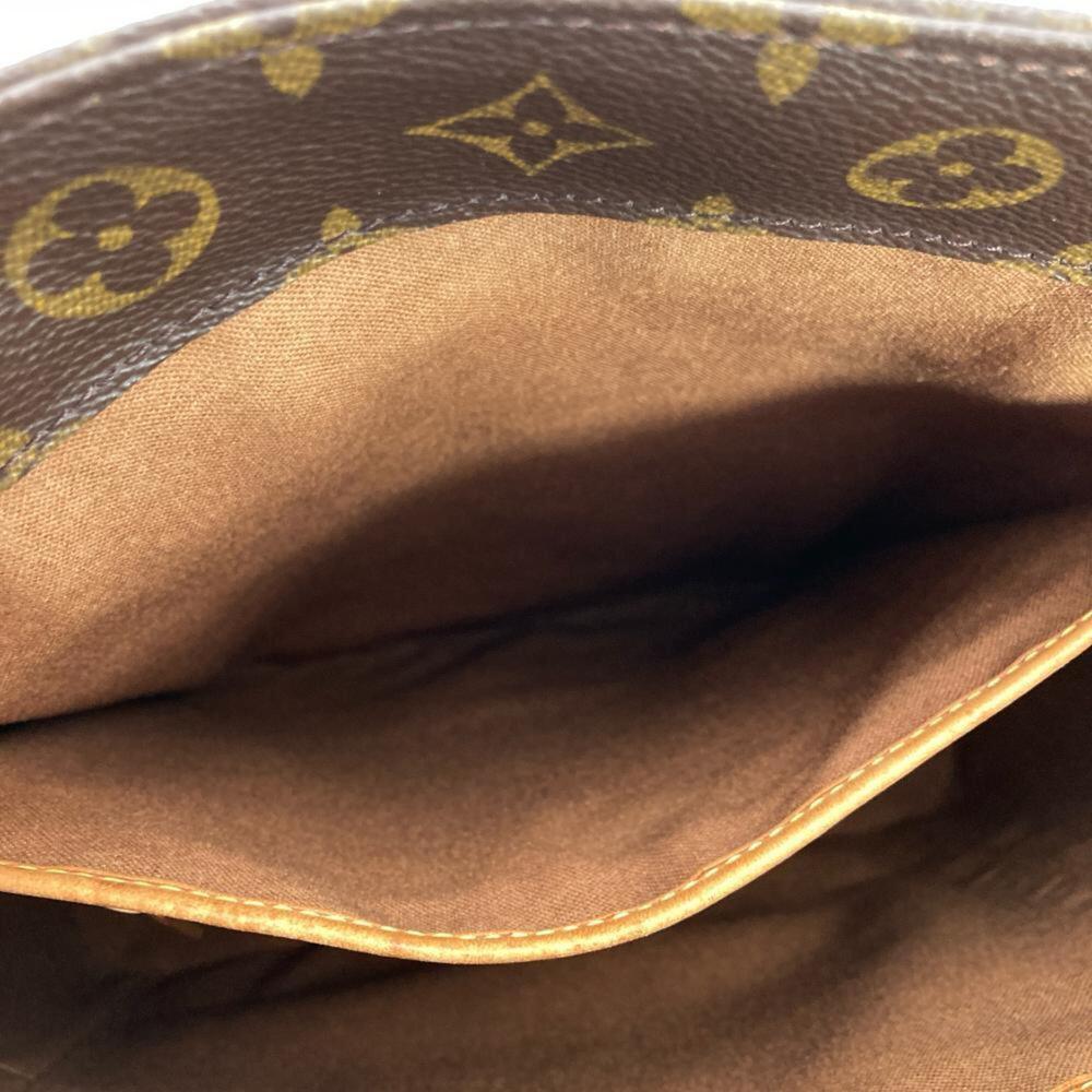 LOUIS VUITTON Authentic Brown Monogram Canvas Tote Bag - Picture 6 of 9